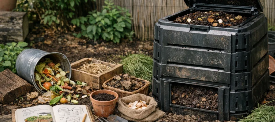 Komposternutzung im Garten: DIY-Anleitungen fuer das Recycling aus deinem Komposter