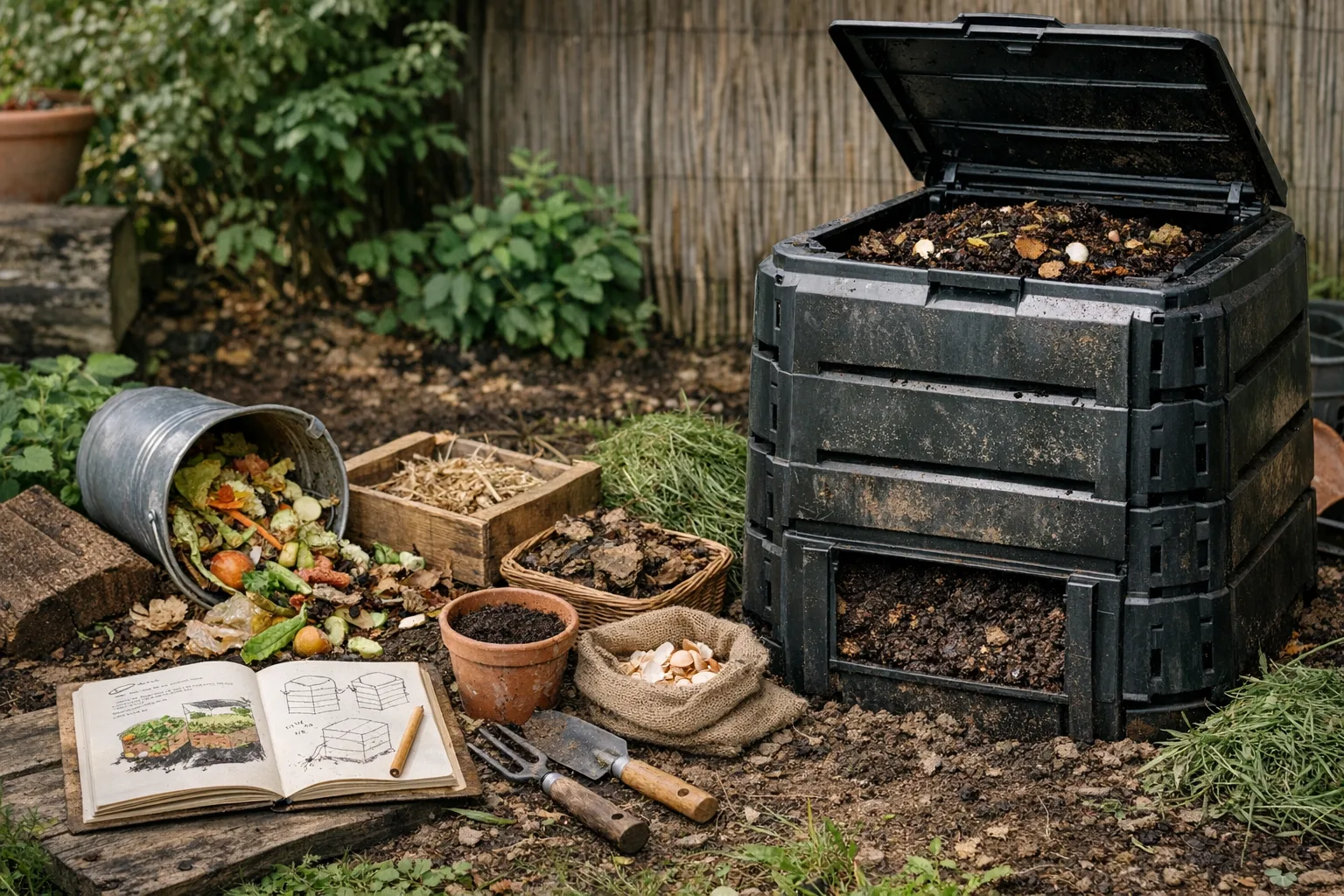 Komposternutzung im Garten: DIY-Anleitungen fuer das Recycling aus deinem Komposter