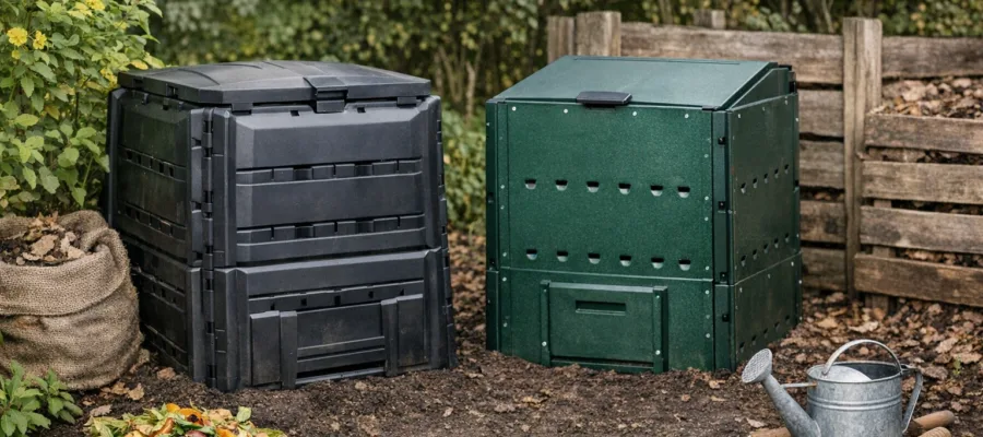 Thermokomposter kaufen: Tipps zur Groesse und Materialwahl fuer besten Effekt