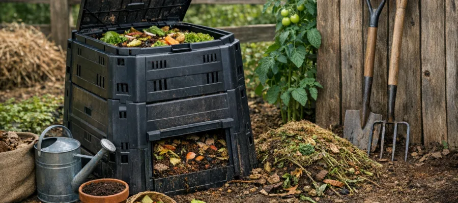 Wie funktioniert ein Komposter? Die Wissenschaft hinter der Kompostierung einfach erklaert